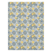 Blauw Aquarel Citroen Tafelkleed (Voorkant)