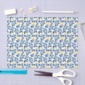 Blauw Aquarel Citroen Tissuepapier (Craft)
