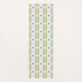 Blauw Aquarel Frans Landelijk Citroen Yogamat