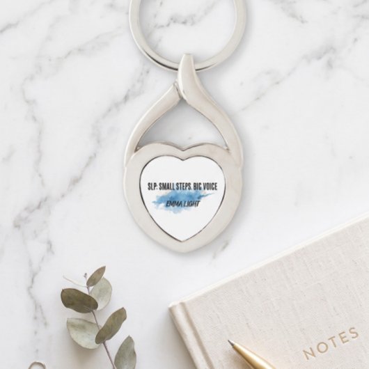Blauw Aquarel SLP Sleutelhanger