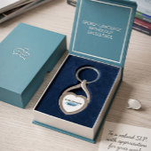 Blauw Aquarel SLP Sleutelhanger