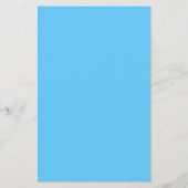 Blauw Aquarel Spat Salon Service Menu (Achterkant)