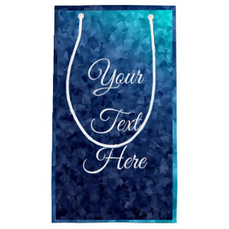 Blauw Aquarel Tekst Cadeautas voor Elke Gelegenhei