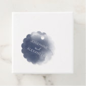 Blauw Aquarel Thema Bedankjes Labels (In situ)