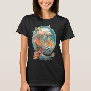 Blauw Aquarium T-shirt