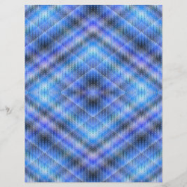 Blauw Argyle Bulk Scrapboekpapier Pagina's Flyer