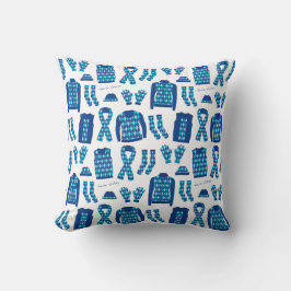Blauw Argyle Patroon Items Kussen