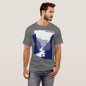 Blauw Arizona Oversized T-shirt (Voorkant volledig)