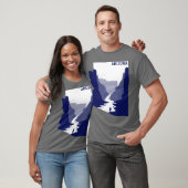 Blauw Arizona Oversized T-shirt (Unisex)