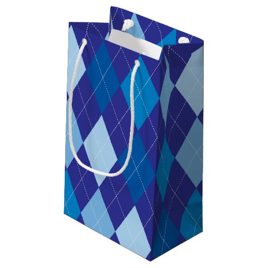 Blauw arsenaal klein cadeauzakje (Achterkant Gekanteld)