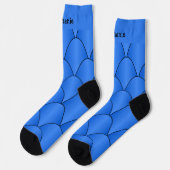 Blauw Art Deco Design Soksokken Sokken (Links)