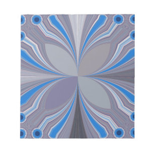Blauw Asgrijs Stippen Textuur Kunstprint Notitieblok