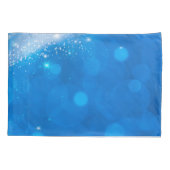 Blauw Assepoester Glitter Hak Personalized Kussensloop (Achterkant)
