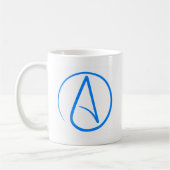 Blauw atheïst A Koffiemok (Links)