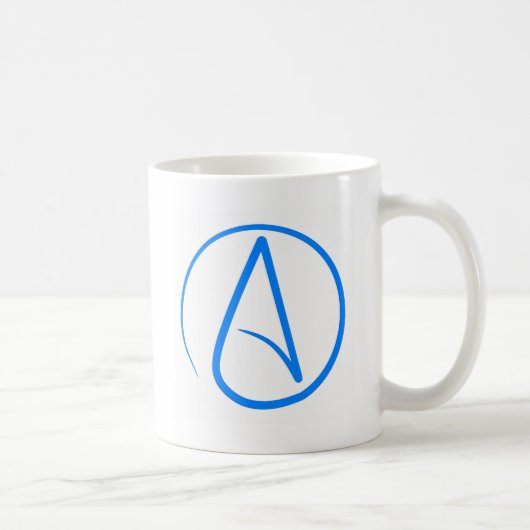 Blauw atheïst A Koffiemok (Rechts)