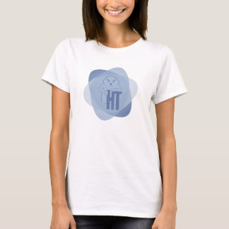 Blauw atoomschip T-Shirt