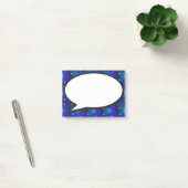 Blauw Atoomstructuur Spreekballon Wetenschap Post-it® Notes (Kantoor)