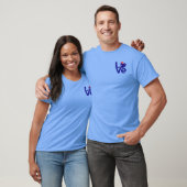 Blauw Australië LIEFDE Vlag T-shirt (Unisex)