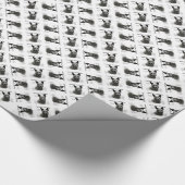 Blauw Australisch vee Hond Geschiedenis Cadeaupapier (Hoek)