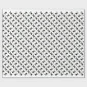 Blauw Australisch vee Hond Geschiedenis Cadeaupapier (Vlak)