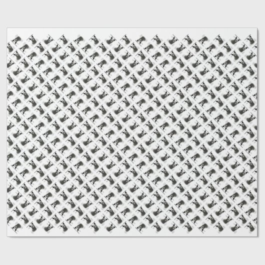 Blauw Australisch vee Hond Geschiedenis Cadeaupapier (Vlak)