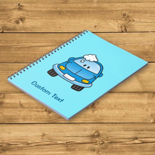 Blauw automet bellen notitieboek