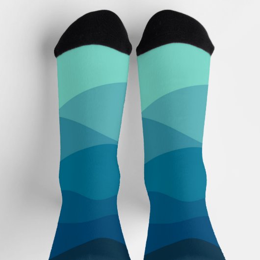  blauw avy patroon sokken (Top)