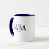 Blauw Baba Oprichtingsjaar Mok (Voorkant links)