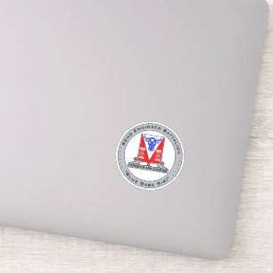 Blauw Babe Vinyl Sticker