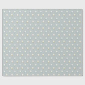 Blauw Baby bonnetpapier Cadeaupapier (Vlak)