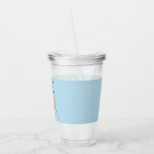 Blauw &  Baby Gym Speelgoed, Baby shower Acryl Drinkbeker (Links)