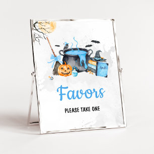 Blauw Baby is Brouwend Heksen Favorieten Bord Poster
