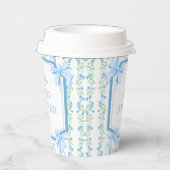  blauw baby meisje douche papieren bekers (Rechts)