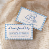 Blauw Baby Q BBQ Baby Shower Boeken Voor Baby