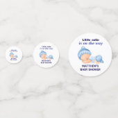 Blauw Baby shower, Baby Boy Shower Confetti (Voorkanten)