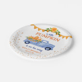 Blauw Baby shower Bord (Gekanteld)