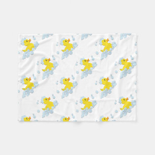 Blauw Baby shower Fleece Deken
