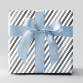 Blauw Baby shower Het is een Teddybeer Inpakpapier Vel