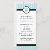 Blauw Baby shower Kaart (Voorkant)