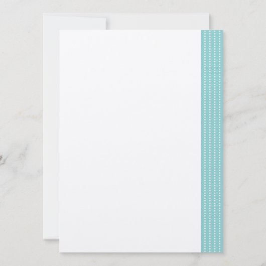 Blauw Baby shower mama en papa vogels en nesten Kaart (Achterkant)