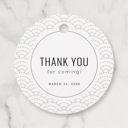 Blauw Baby shower met duplusje bedankt Bedankjes Labels (Achterkant)