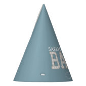 Blauw Baby shower Papieren Petten Feesthoedjes (Links)
