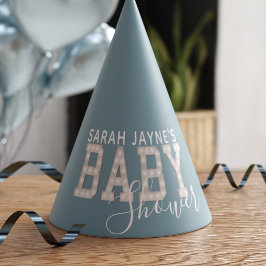Blauw Baby shower Papieren Petten Feesthoedjes