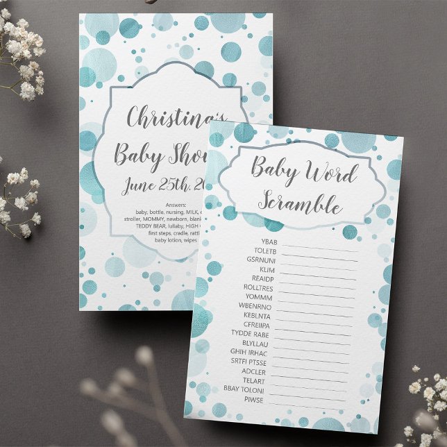 Blauw Baby Word-schoeisel | Antwoordsleutel (Creator heeft geüpload)