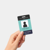 Blauw badge voor medische instelling of zakelijk l (Handheld)