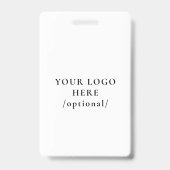 Blauw badge voor medische instelling of zakelijk l (Achterkant)