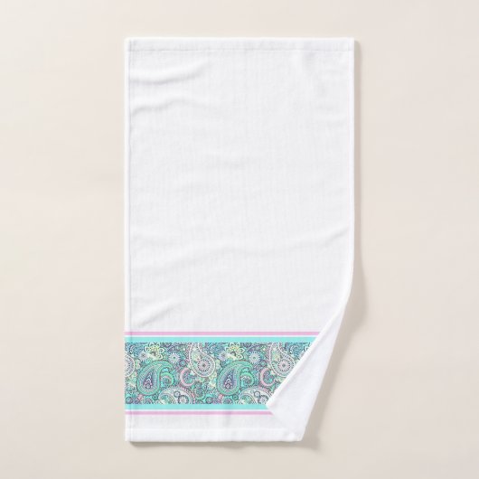  blauw badhanddoekje bad handdoek (Handdoek)