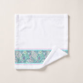 blauw badhanddoekje bad handdoek (Wasdoekje)