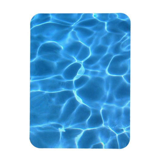 Blauw badpatroon magneet (Verticaal)