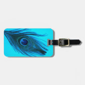 Blauw Bagagelabel van de pekelmond (Voorkant horizontaal)
